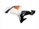 2006-2007 Kawasaki ZX10R Motorcycle Fairings - White Orange Black UK