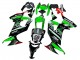 2008-2010 Kawasaki ZX10R Motorcycle Fairings - Green White Red Black Monster Elf 66 UK