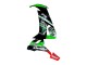 2008-2010 Kawasaki ZX10R Motorcycle Fairings - Green White Red Black Monster Elf 66 UK