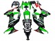 2008-2010 Kawasaki ZX10R Motorcycle Fairings - Green White Red Black Monster Elf 66 UK