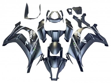 Best 2011-2015 Kawasaki ZX10R Motorcycle Fairings - Matte Grey White Green UK