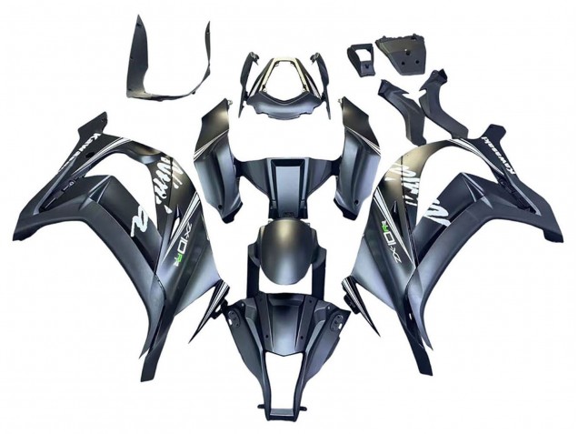 2011-2015 Kawasaki ZX10R Motorcycle Fairings - Matte Grey White Green UK