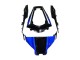 2011-2015 Kawasaki ZX10R Motorcycle Fairings - Blue White Glossy Black UK