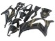 2011-2015 Kawasaki ZX10R Motorcycle Fairings - Matte Black Gold Snow Elf UK