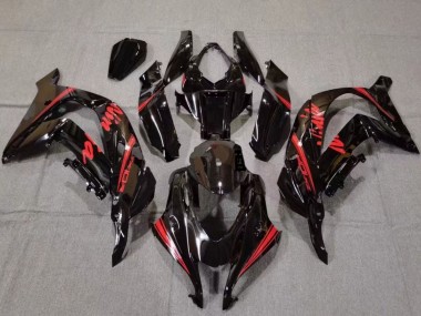 Best 2016-2020 Kawasaki ZX10R Motorcycle Fairings - Glossy Black Red UK