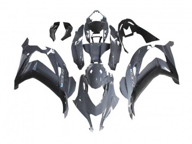 2016-2020 Kawasaki ZX10R Motorcycle Fairings - Nardo Grey Black UK