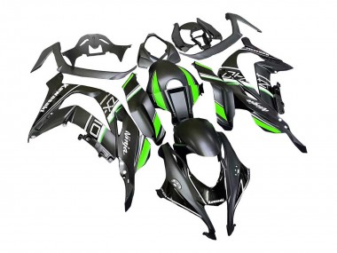Best 2016-2020 Kawasaki ZX10R Motorcycle Fairings - Matte Black Green White Ninja UK