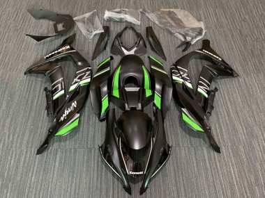 Best 2016-2020 Kawasaki ZX10R Motorcycle Fairings - Matte Black Green White Ninja UK