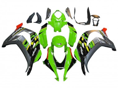 Best 2016-2020 Kawasaki ZX10R Motorcycle Fairings - Green Red Grey UK
