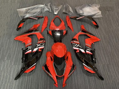 Best 2016-2020 Kawasaki ZX10R Motorcycle Fairing - Red Glossy Black UK