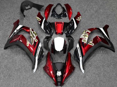 Best 2016-2020 Kawasaki ZX10R Motorcycle Fairings - Red Glossy Black White UK