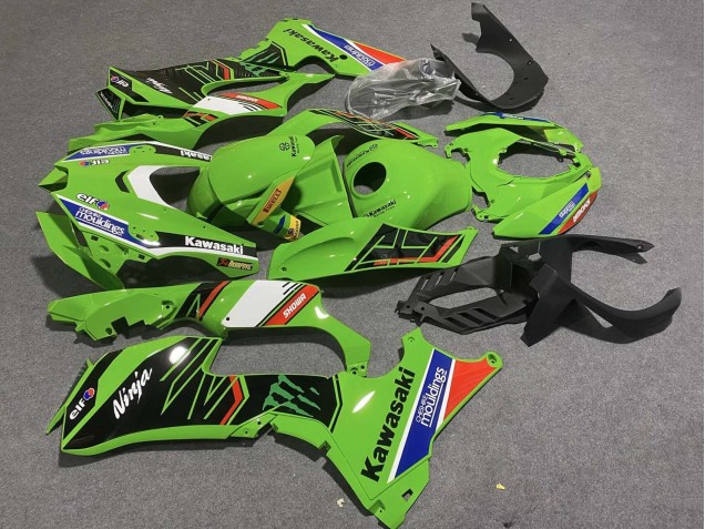 2021-2025 Kawasaki ZX10R Motorcycle Fairings - Green White Blue Black Red Showr Elf Mouldings Monster UK