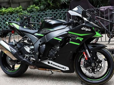 Best 2021-2025 Kawasaki ZX10R Motorcycle Fairings - Black Green White UK