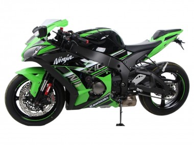Best 2021-2025 Kawasaki ZX10R Motorcycle Fairings - Green Black Silver UK