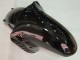 2006-2011 Kawasaki ZX14R ZZR1400 Motorcycle Fairing - Glossy Black Green Flame UK