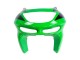 1998-1999 Kawasaki ZX6R Motorcycle Fairings - Green White Glossy Black UK