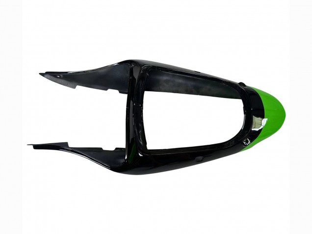 1998-1999 Kawasaki ZX6R Motorcycle Fairings - Green Glossy Black Elf Bridgestone UK