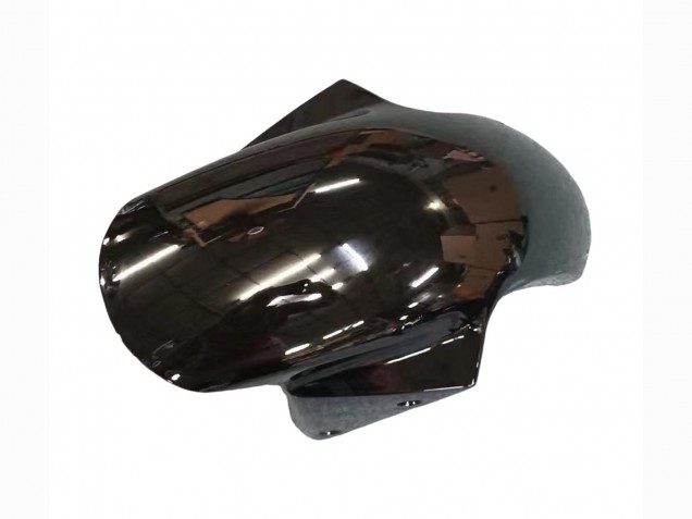 2003-2004 Kawasaki ZX6R Motorcycle Fairings - Glossy Black Red Flame UK