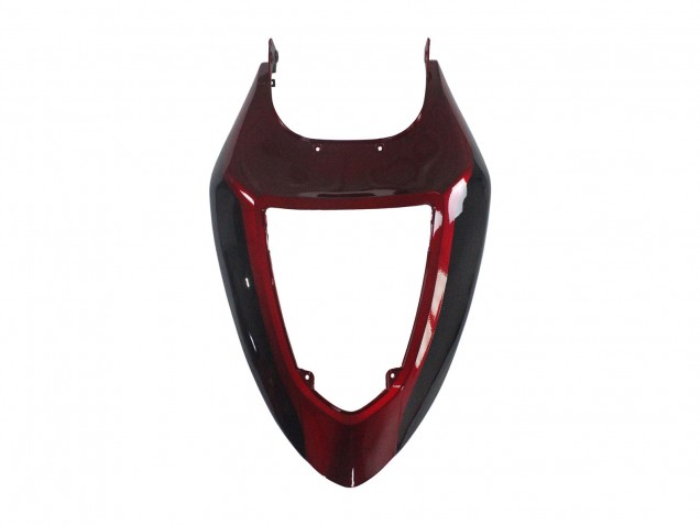 2005-2006 Kawasaki ZX6R Motorcycle Fairing - Red Glossy Black UK