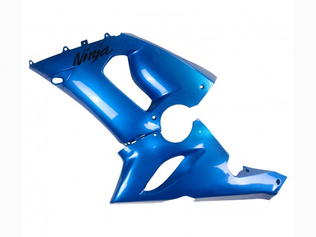 2005-2006 Kawasaki ZX6R Motorcycle Fairings - Glossy Blue UK