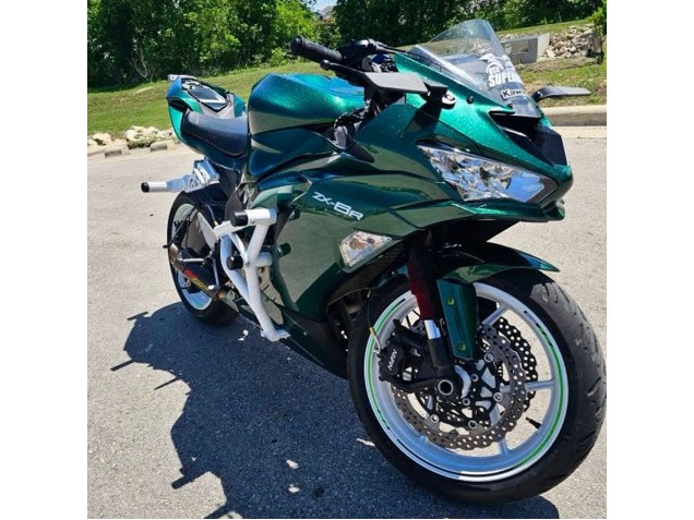 2019-2022 Kawasaki ZX6R Motorcycle Fairings - Dark Green UK