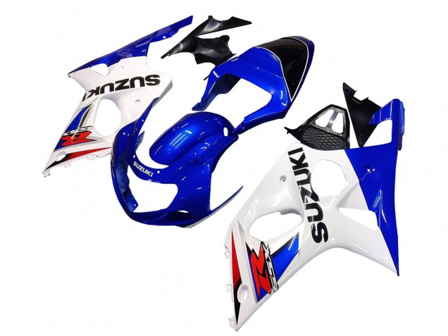 2000-2002 Suzuki GSXR1000 Motorcycle Fairings - White Blue Red UK