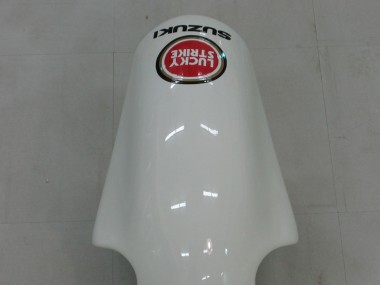 Best 2000-2002 Suzuki GSXR1000 Motorcycle Fairings - White Red Lucky Strike UK