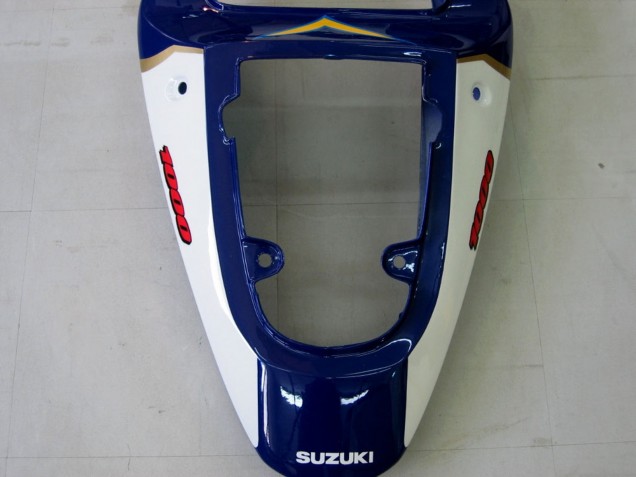2000-2002 Suzuki GSXR1000 Motorcycle Fairings - Yellow Dark Blue White Motul Corona UK