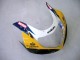 2000-2002 Suzuki GSXR1000 Motorcycle Fairings - Yellow Dark Blue White Motul Corona UK