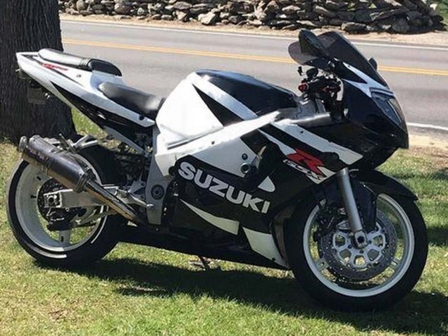 2000-2002 Suzuki GSXR1000 Motorcycle Fairings - White Glossy Black Red UK