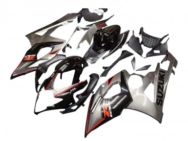 Best 2005-2006 Suzuki GSXR 1000 Motorcycle Fairing - Silver Black Red UK