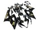 2005-2006 Suzuki GSXR 1000 Motorcycle Fairings - Glossy Black Gold Decal UK