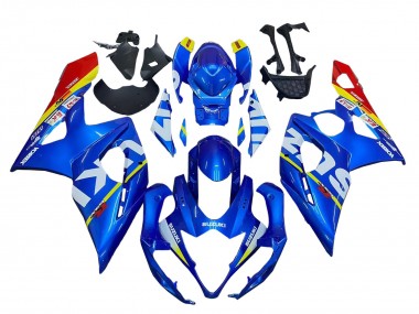 Best 2005-2006 Suzuki GSXR 1000 Motorcycle Fairings - Blue Yellow Red White UK