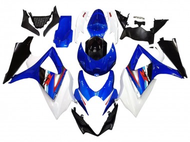 Best 2007-2008 Suzuki GSXR 1000 Motorcycle Fairings - White Blue Black Red UK