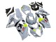 2007-2008 Suzuki GSXR 1000 Motorcycle Fairings - Light Grey Green Black UK