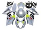 2007-2008 Suzuki GSXR 1000 Motorcycle Fairings - Light Grey Green Black UK