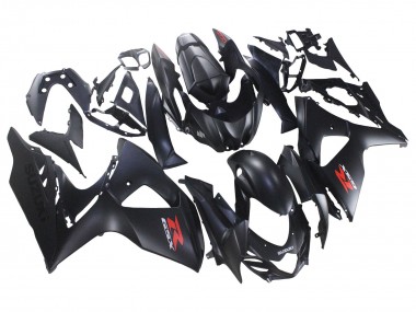Best 2007-2008 Suzuki GSXR 1000 Motorcycle Fairings - Matte Black Red Decal UK