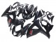 2007-2008 Suzuki GSXR 1000 Motorcycle Fairings - Matte Black Red Decal UK