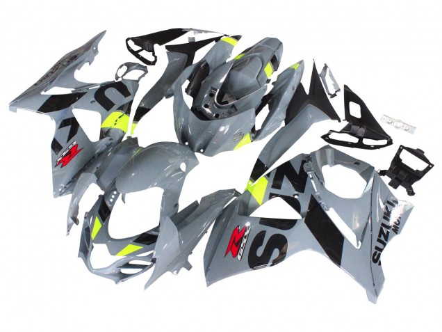 2009-2016 Suzuki GSXR 1000 Motorcycle Fairings - Grey Neon Yellow Black Motul UK