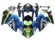 1996-2007 Suzuki GSXR 1300 Hayabusa Motorcycle Fairings - Blue Green Shark 46 UK