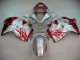 1996-2007 Suzuki GSXR 1300 Hayabusa Motorcycle Fairings - Silver Red Hayabusa UK