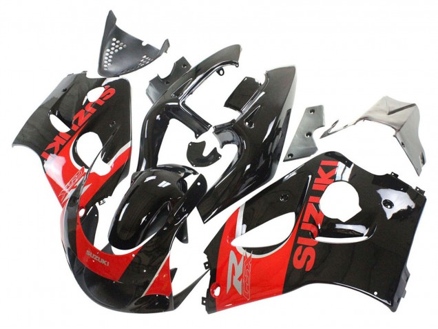 1996-2000 Suzuki GSXR 600 / GSXR 750 Motorcycle Fairings - Black Red UK