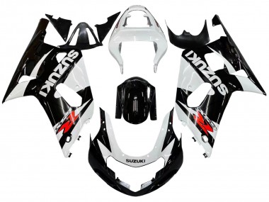 Best 2001-2003 Suzuki GSXR 600 / GSXR 750 Motorcycle Fairings - White Glossy Black Red UK