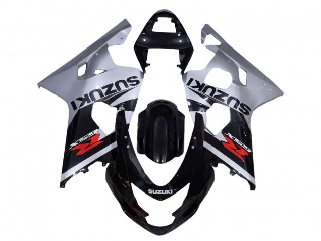 2001-2003 Suzuki GSXR 600 / GSXR 750 Motorcycle Fairings - Silver Glossy Black Red UK