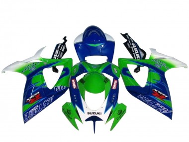 Best 2004-2005 Suzuki GSXR 600 / GSXR 750 Motorcycle Fairings - White Blue Green UK