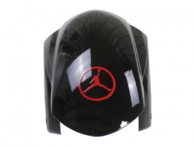 2004-2005 Suzuki GSXR 600 / GSXR 750 Motorcycle Fairings - Glossy Black Red Jordan Michelin UK
