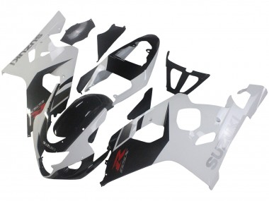 Best 2004-2005 Suzuki GSXR 600 / GSXR 750 Motorcycle Fairings - White Black Red UK