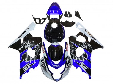 Best 2004-2005 Suzuki GSXR 600 / GSXR 750 Motorcycle Fairing - White Blue Black Corona Motul UK