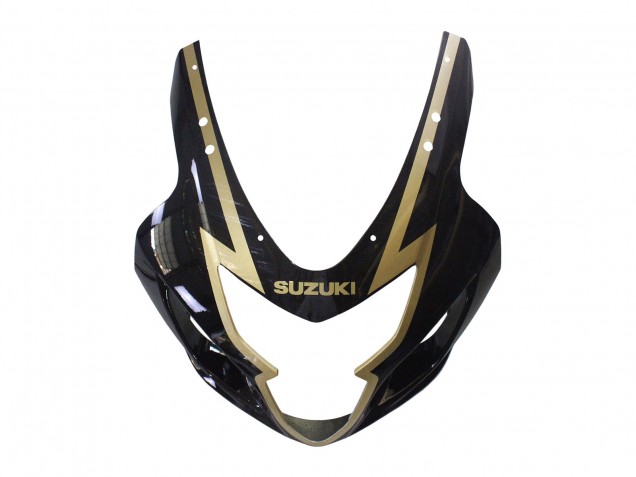 2004-2005 Suzuki GSXR 600 / GSXR 750 Motorcycle Fairings - Glossy Black Gold Corona UK