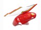 2004-2005 Suzuki GSXR 600 / GSXR 750 Motorcycle Fairings - White Red Yellow Michelin Texaon Heron 7 UK